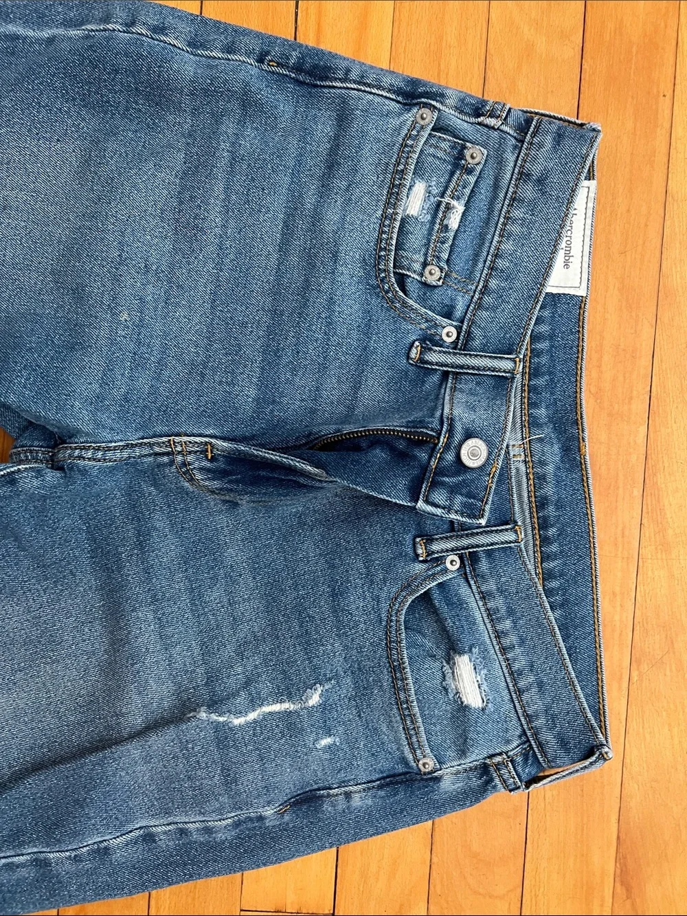 Abercrombie & Fitch - Men Athletic Slim Blue Denim Jeans 30x32